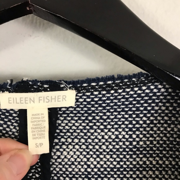 Eileen Fisher small Cotton Cardigan Sweater Jacket - Picture 7 of 8